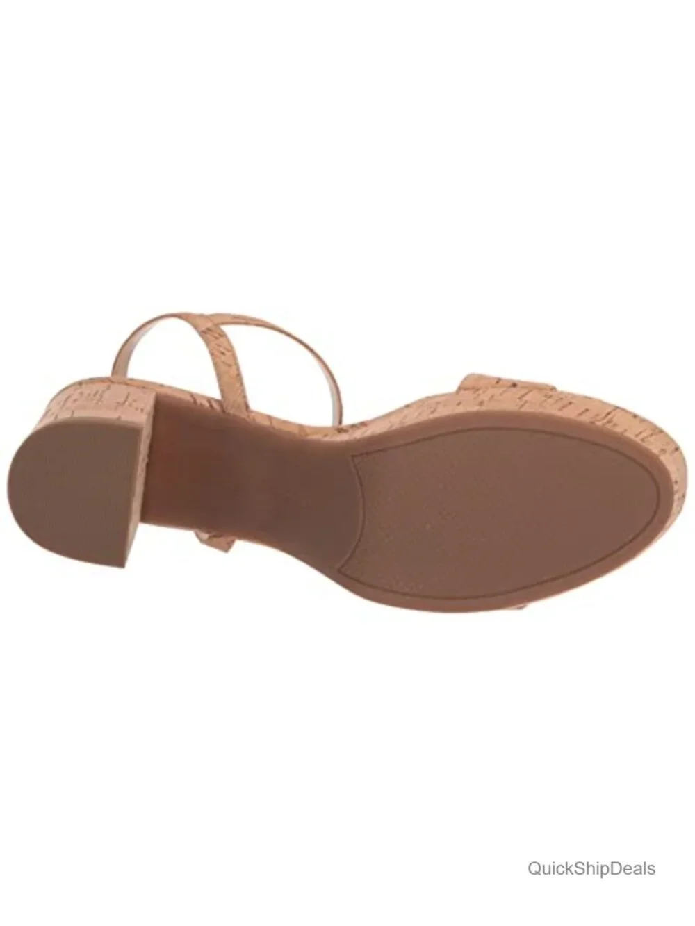 Platform Sandals - Block Heel, Adjustable Ankle Strap